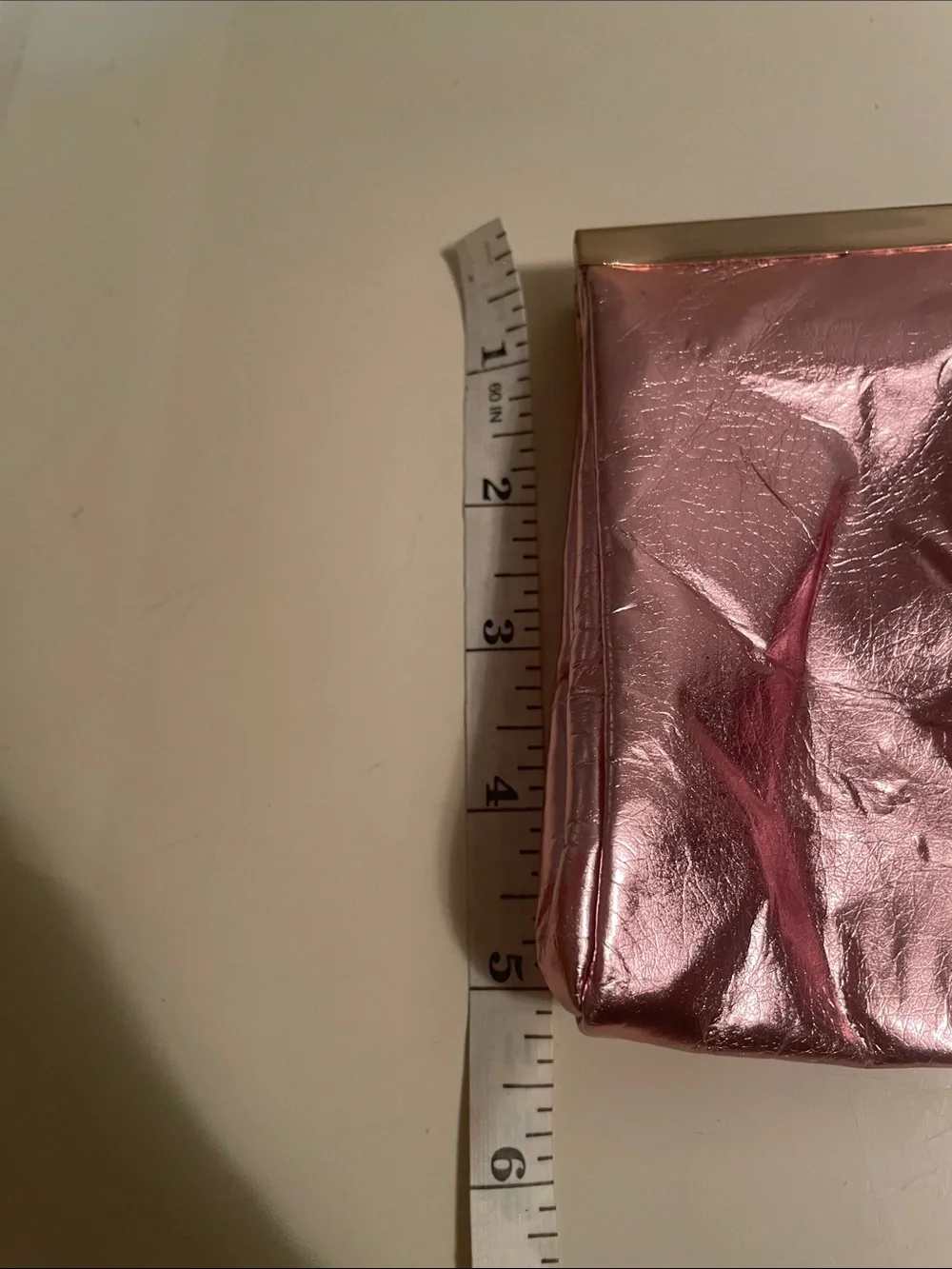 Michael Kors Metallic Rose Pink Clutch Wristlet